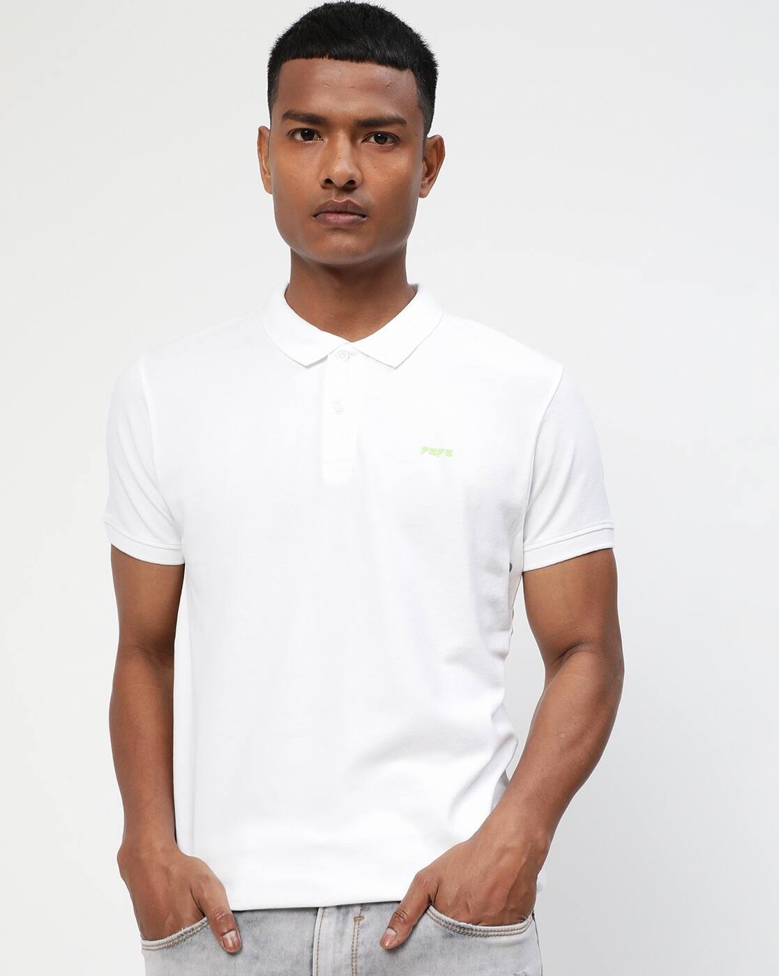 Buy White Tshirts for Men by Pepe Jeans 