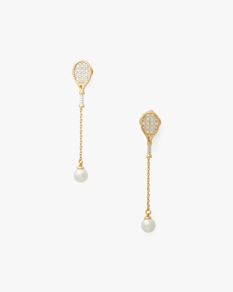 Zales 1/2 CT. T.w. Journey Diamond Linear Drop Earrings in 10K White Gold |  CoolSprings Galleria