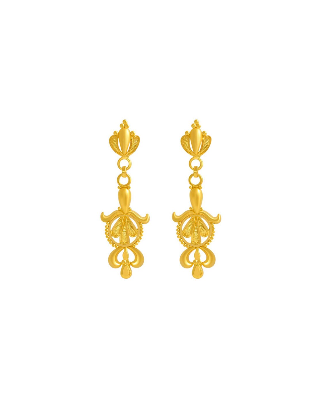 Beautiful ❤️ Gold Earrings Below 6,000/- For Daily Wear With Price ||  Apsara Fashions - YouTube