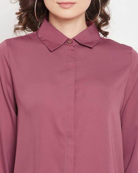 Buy Maroon Shirts for Women by MADAME Online