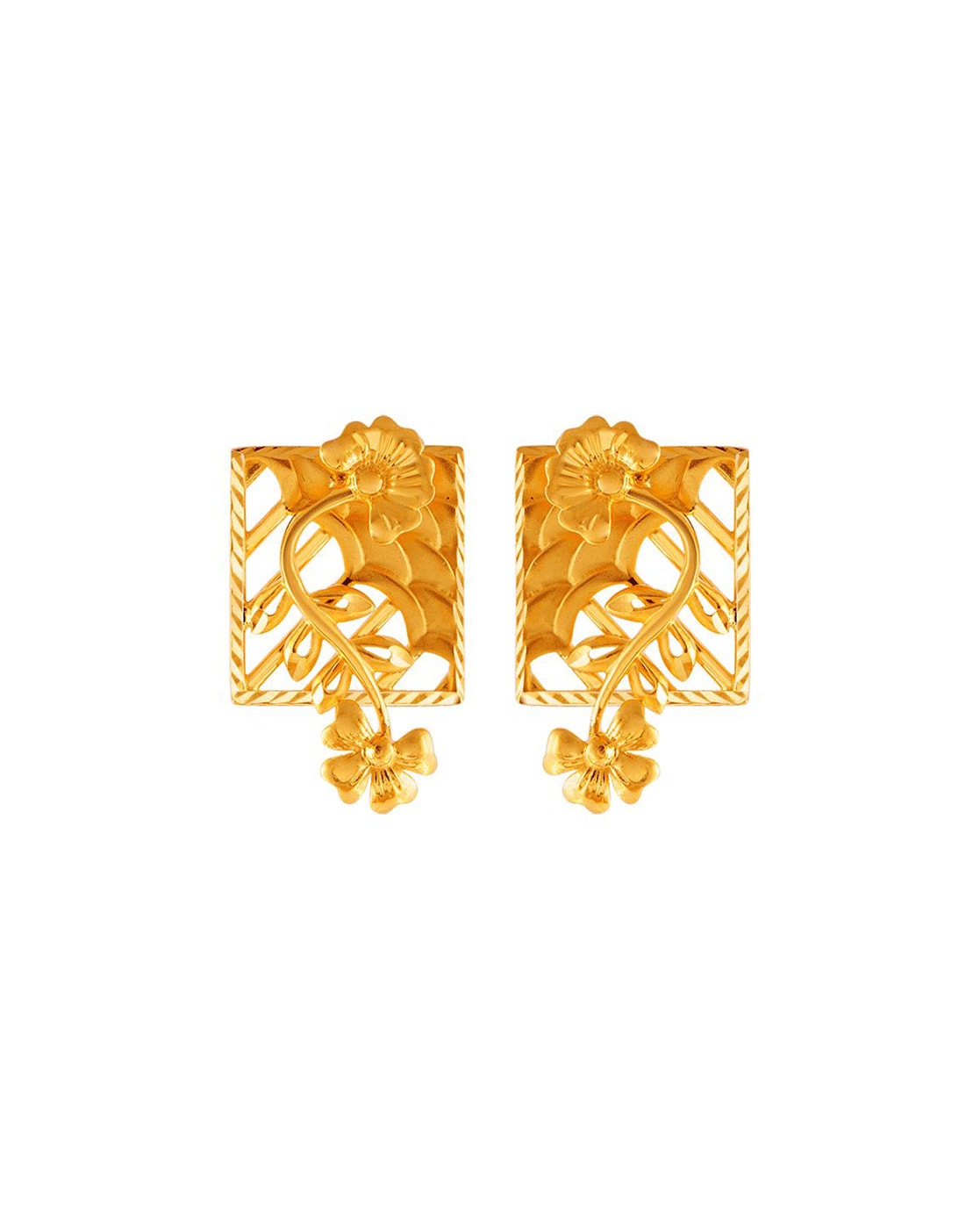 PC Chandra Jewellers Yellow Gold 22kt Jhumki Earring Price in India  Buy PC  Chandra Jewellers Yellow Gold 22kt Jhumki Earring online at Flipkartcom
