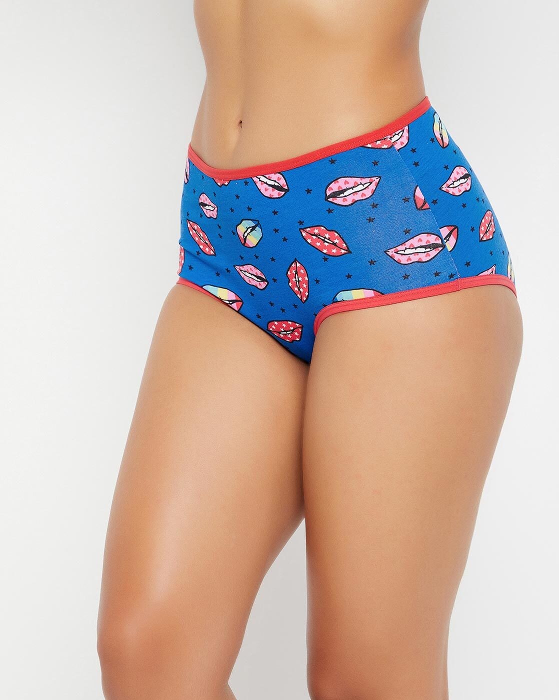 Graphic Print Seamless Hipsters