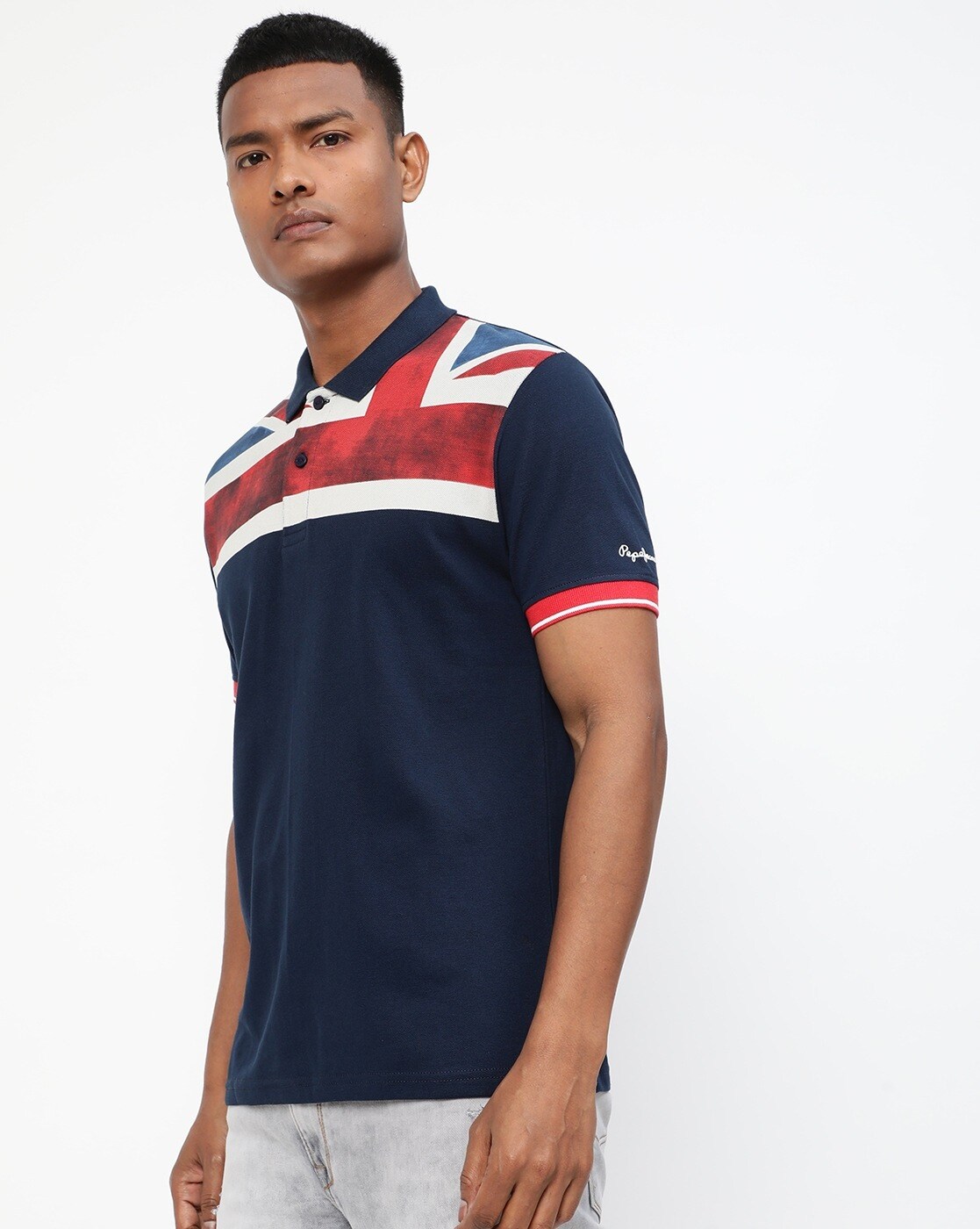 Lord Graphic Print Polo T shirt