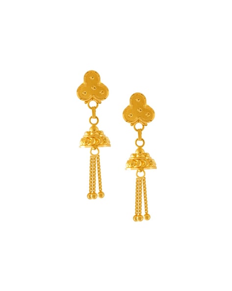 Buy Yellow Gold Earrings for Women by P.C. Chandra Jewellers