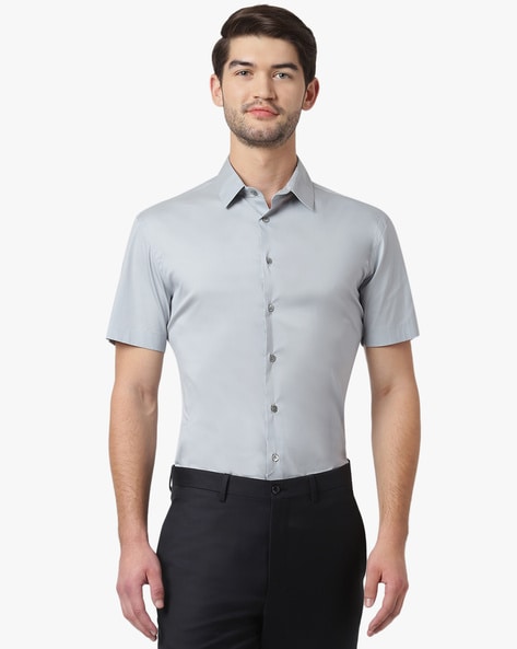 Buy Grey Shirts for Men by GIORGIO ARMANI Online Ajio