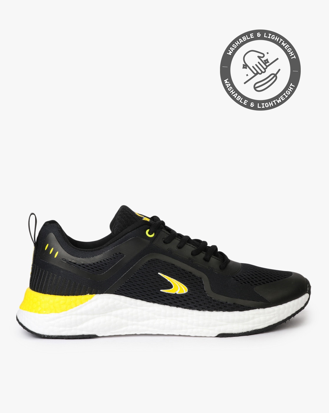 Buy Black & Yellow Sports Shoes for Men by PERFORMAX Online