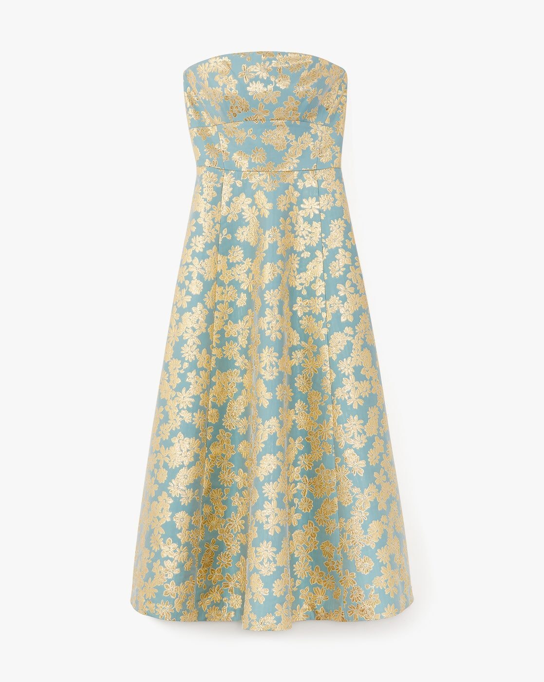 Buy KATE SPADE Floral Medley Brocade Fit & Dress Dress, Blue Color Women