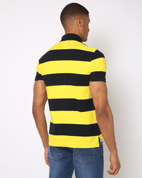 Striped Polo T shirt