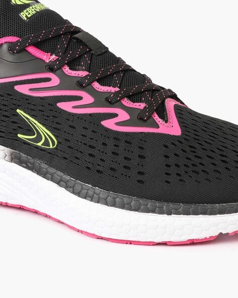 Pink and hotsell black gym shoes