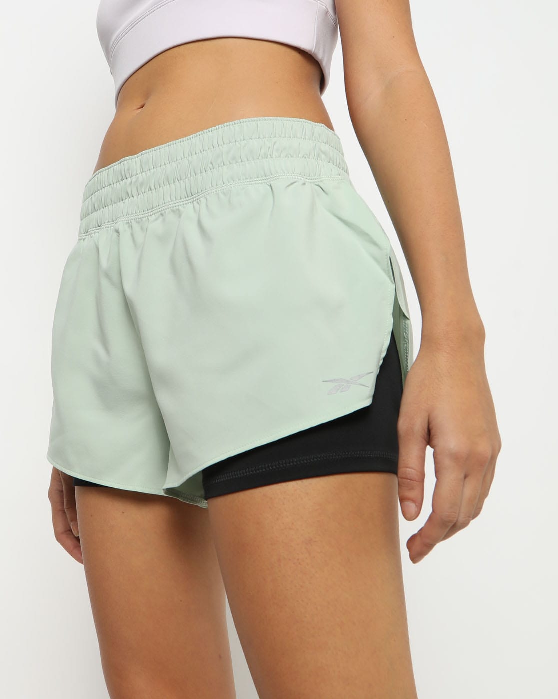 Buy Green Shorts for Women Reebok Online | Ajio.com