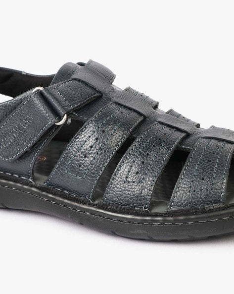 Mens Closed Toe Sandals - Leather Sandals by Pagonis Greek Sandals