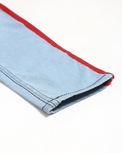Lightly Washed Relaxed Fit Joggers Jeans