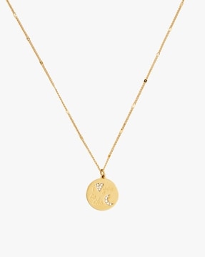 Buy KATE SPADE True Love I Love You To The Moon Pendant Necklace |  Gold-toned Color Women | AJIO LUXE