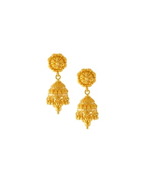Buy Daily wear gold earrings online India  Earrings for work amd daily use