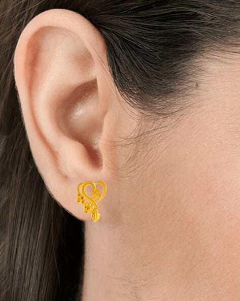 Gold Earring Designs For Daily Use – Blingvine