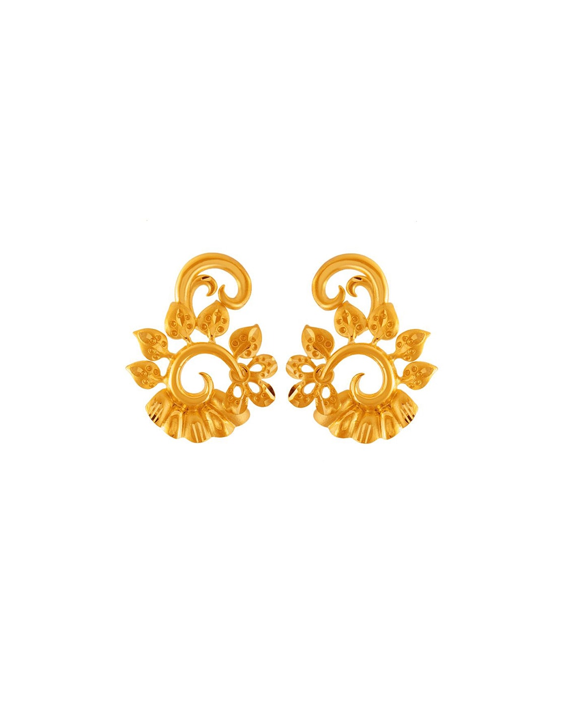 Buy Yellow Gold Earrings for Women by P.C. Chandra Jewellers ...