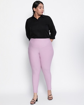 Mid-Rise Straight Fit Jeggings