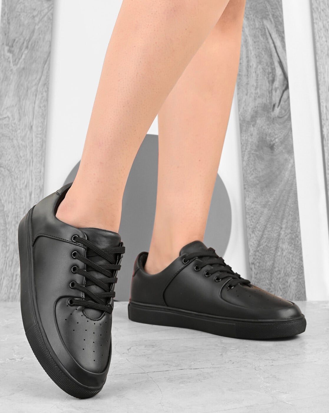 Buy Charcoal Black Casual Shoes for Women by ADORLY Online 