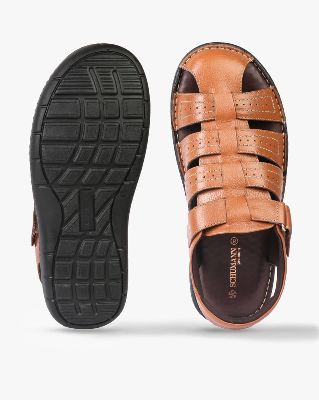 Buy Tan Brown Sandals for Men by SCHUMANN PREMIUM Online | Ajio.com
