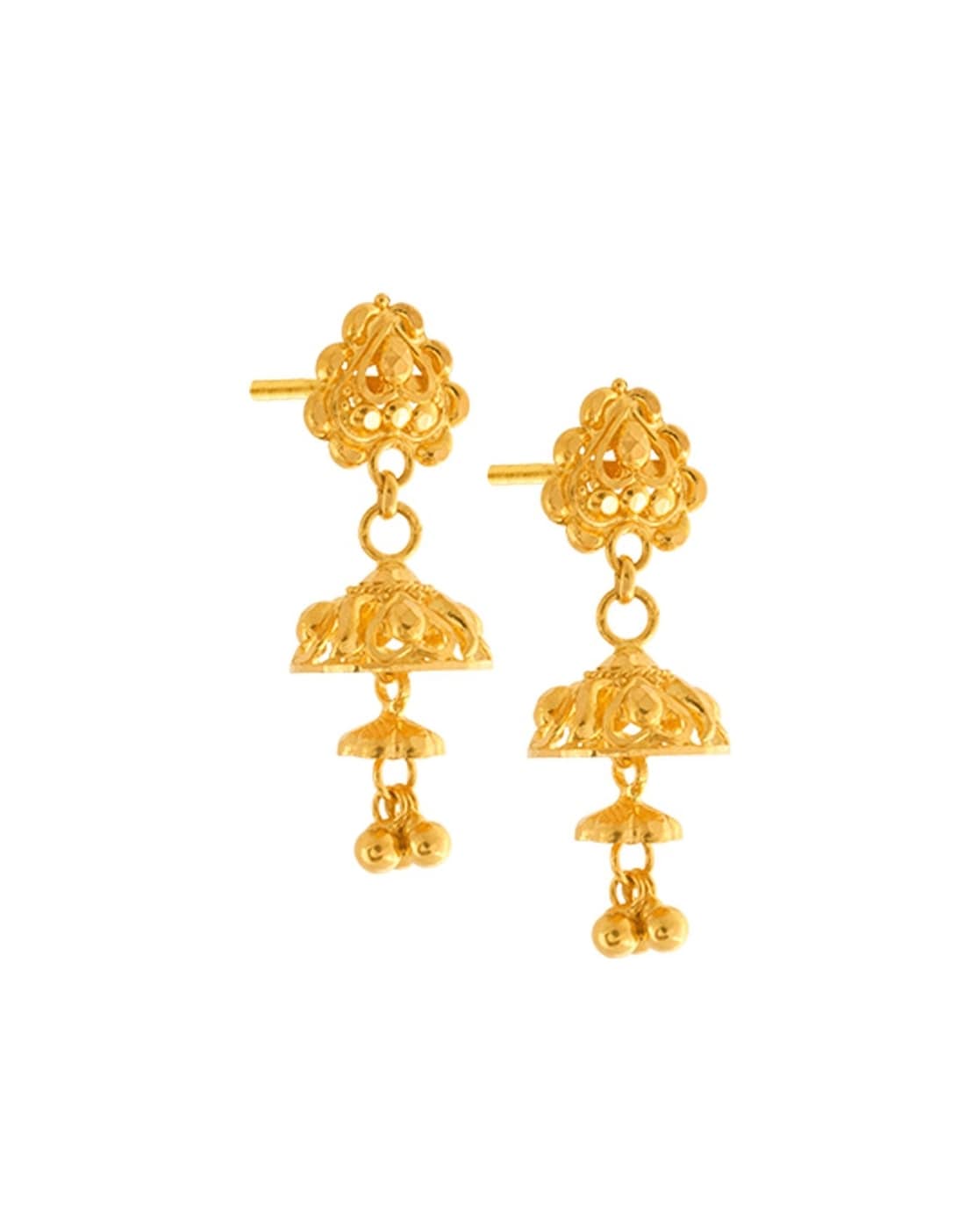 10kt Yellow Gold Pendant  Earring  Pc Chandra Jewellers Earring Collection  With Price Transparent PNG  1000x1000  Free Download on NicePNG