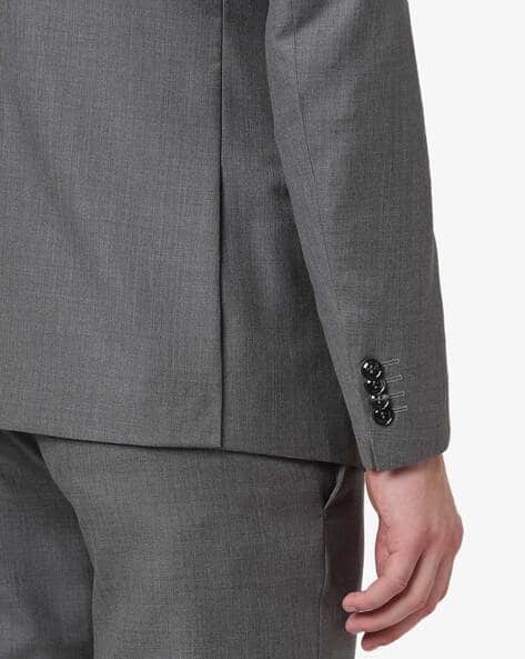 Buy GIORGIO ARMANI Regular Fit 2-piece Suit Set | Grey Color Men