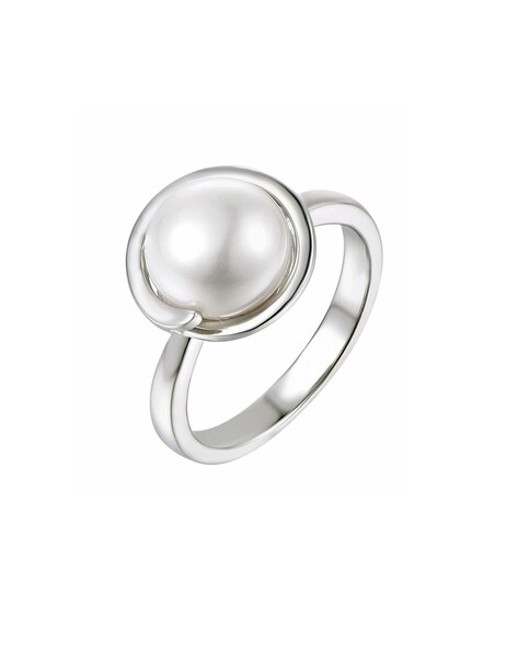 925 silver pearl ring