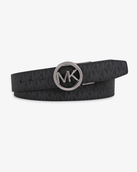 Buy Michael Kors Reversible Belt with Embossed Logo | Black Color Men |  AJIO LUXE