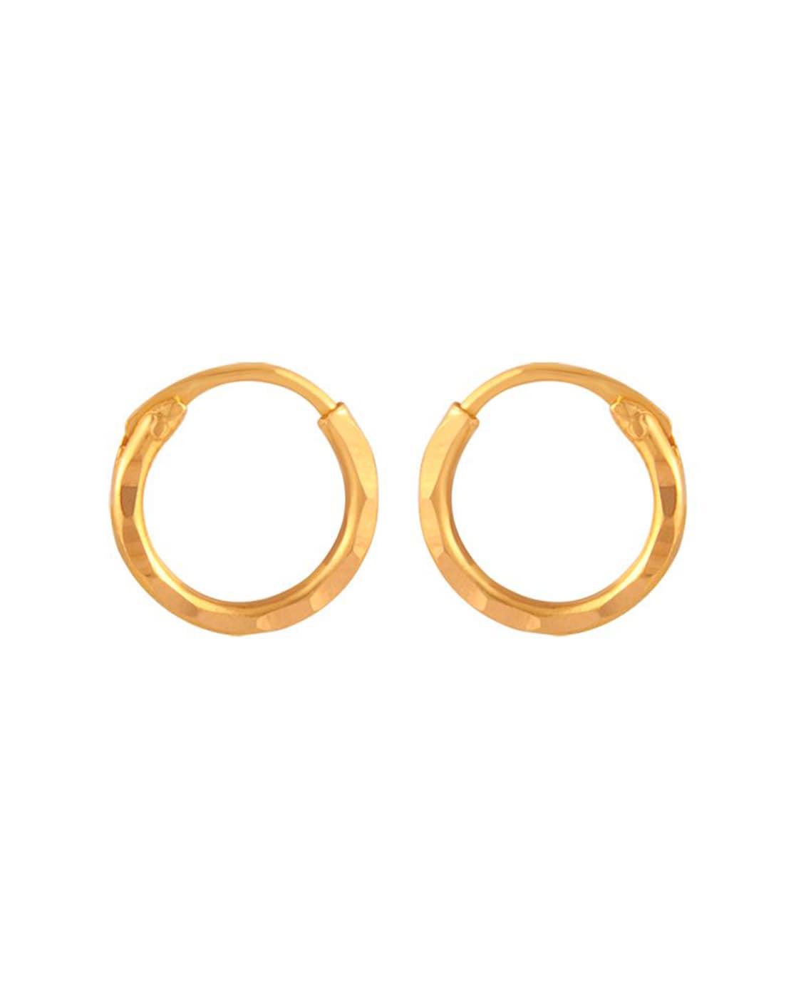 Buy Beautiful Gold Plated Hoop Earrings Large Size for Women