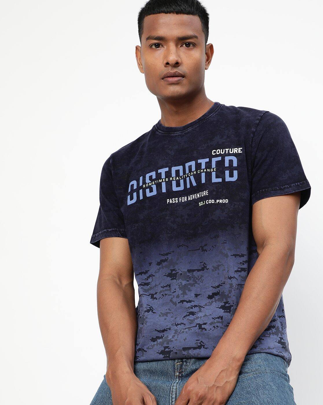 Buy Blue Tshirts for Men by DUKE Online 