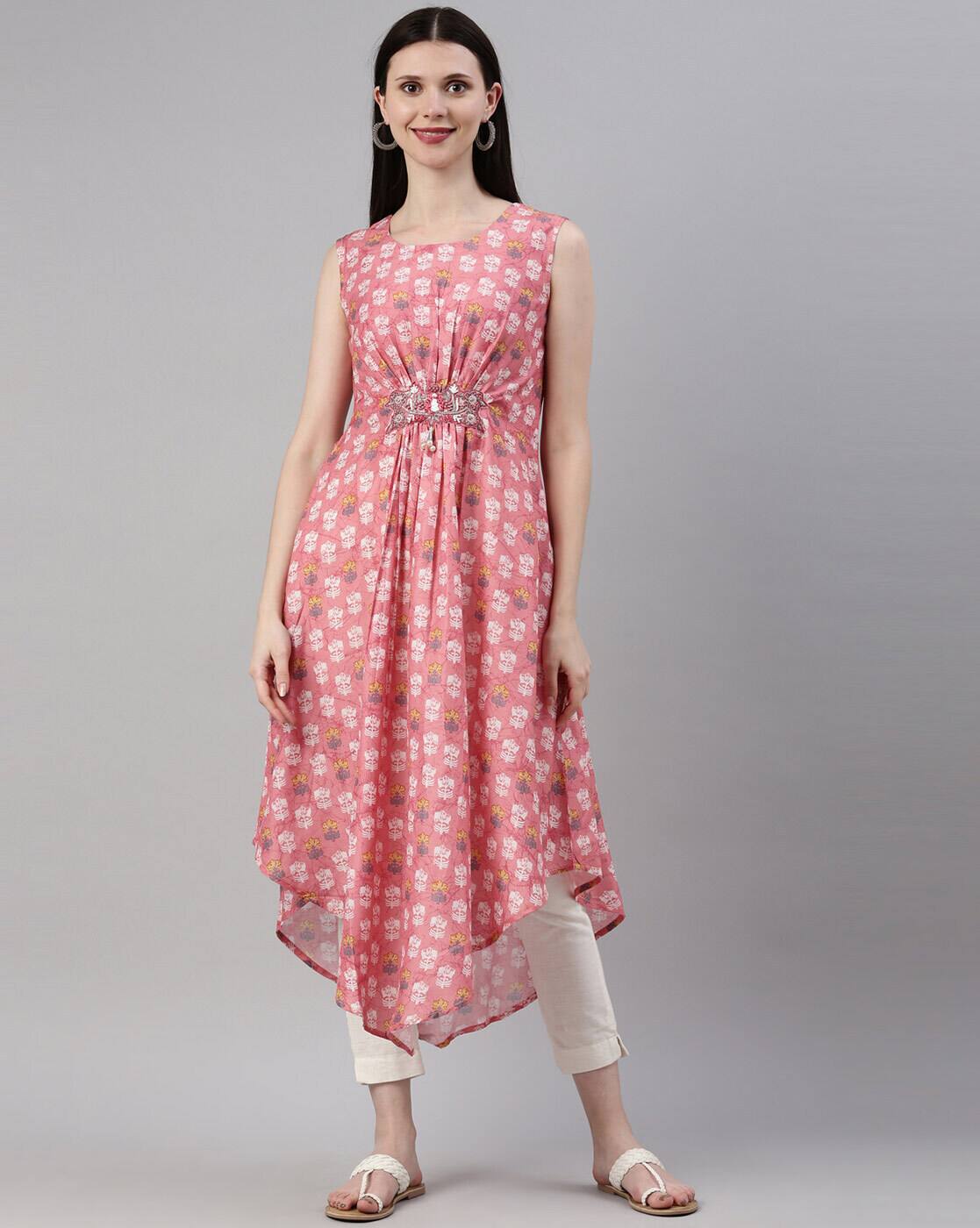 Buy Pink Kurtis \u0026 Tunics for Women by 