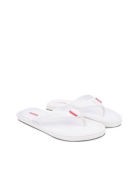 Buy White Flip Flop u0026 Slippers for Men by CAMPUS Online | Ajio.com