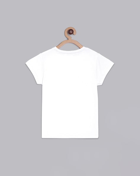 Plain white t-shirt outlet cartoon