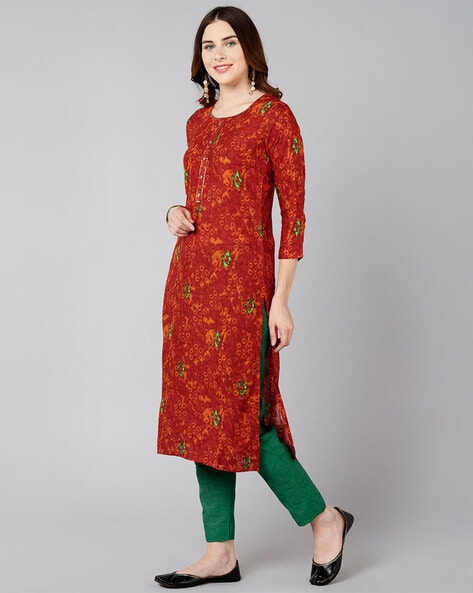 Buy Red Kurtis & Tunics for Women by BANI WOMEN Online