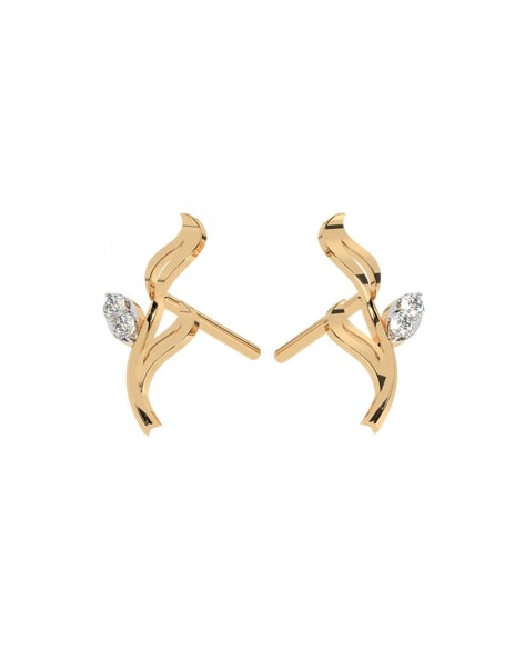 Sacred Swastika Kids Gold Stud | Jewelry Online Shopping | Gold Earring