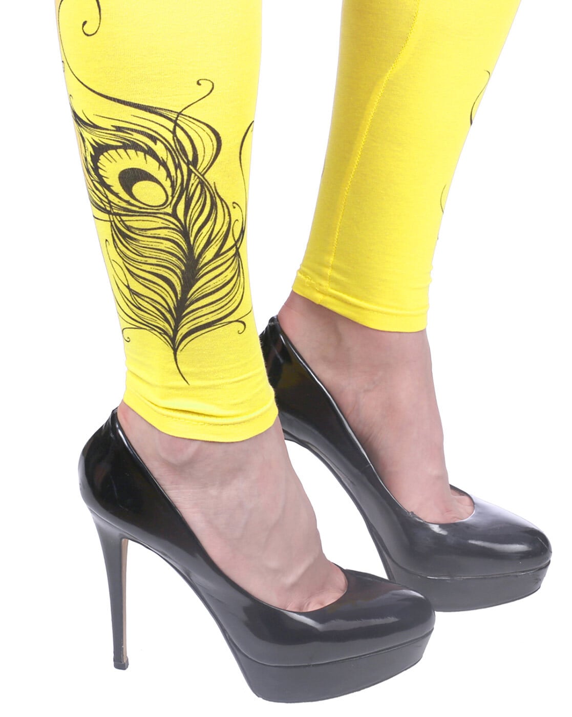Buy Yellow Leggings for Women by Plus Size Online