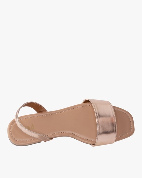 Ugg Kari Rose Gold Metallic Crossband Slip On... - Depop