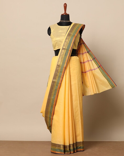 Buy Teal Sarees for Women by Indie Picks Online | Ajio.com