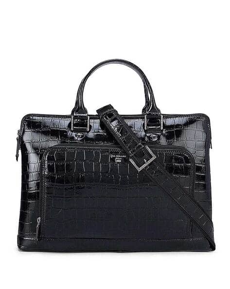Buy Black Laptop Bags for Women by Da Milano Online