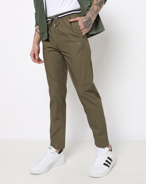 Buy Olive Green Track Pants for Men by 