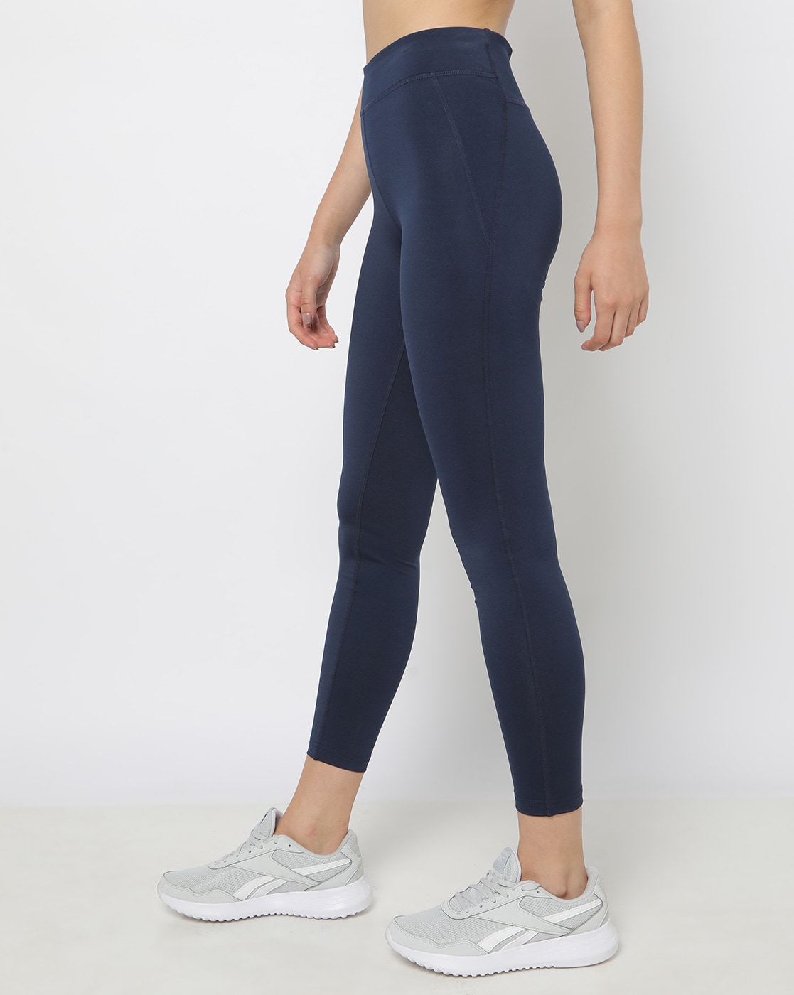 Buy Navy Blue Leggings for Women by Reebok Online