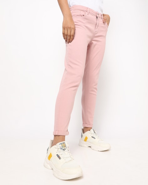 Mid-Rise Skinny Fit Jeans