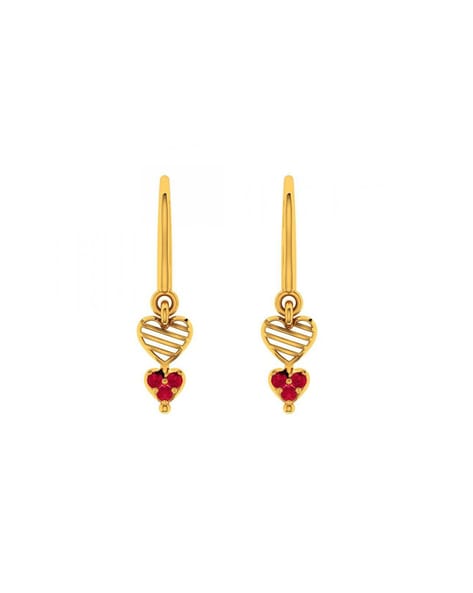 Buy Gold Plated Diamond Huggies Earring - Accessorize India