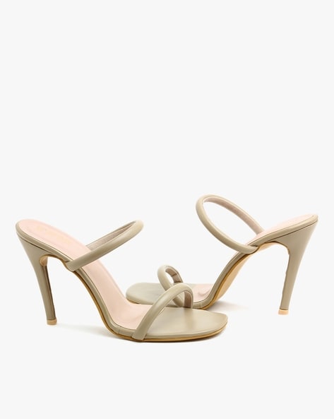 Nude 2025 strappy shoes