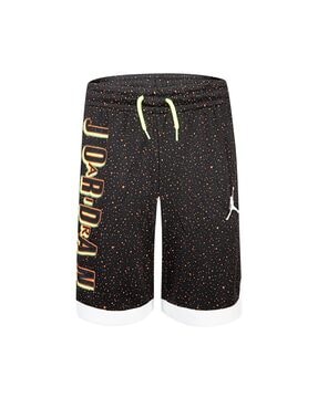 Black and cheap gold jordan shorts