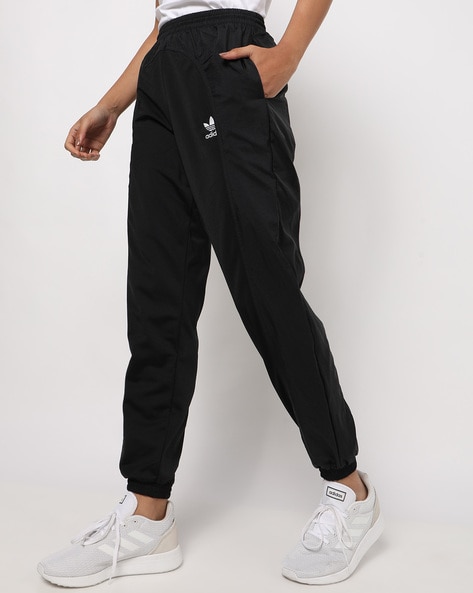 Loose Fit Mid waist Elasticated hems Track Pants | Light Grey | ONLY®