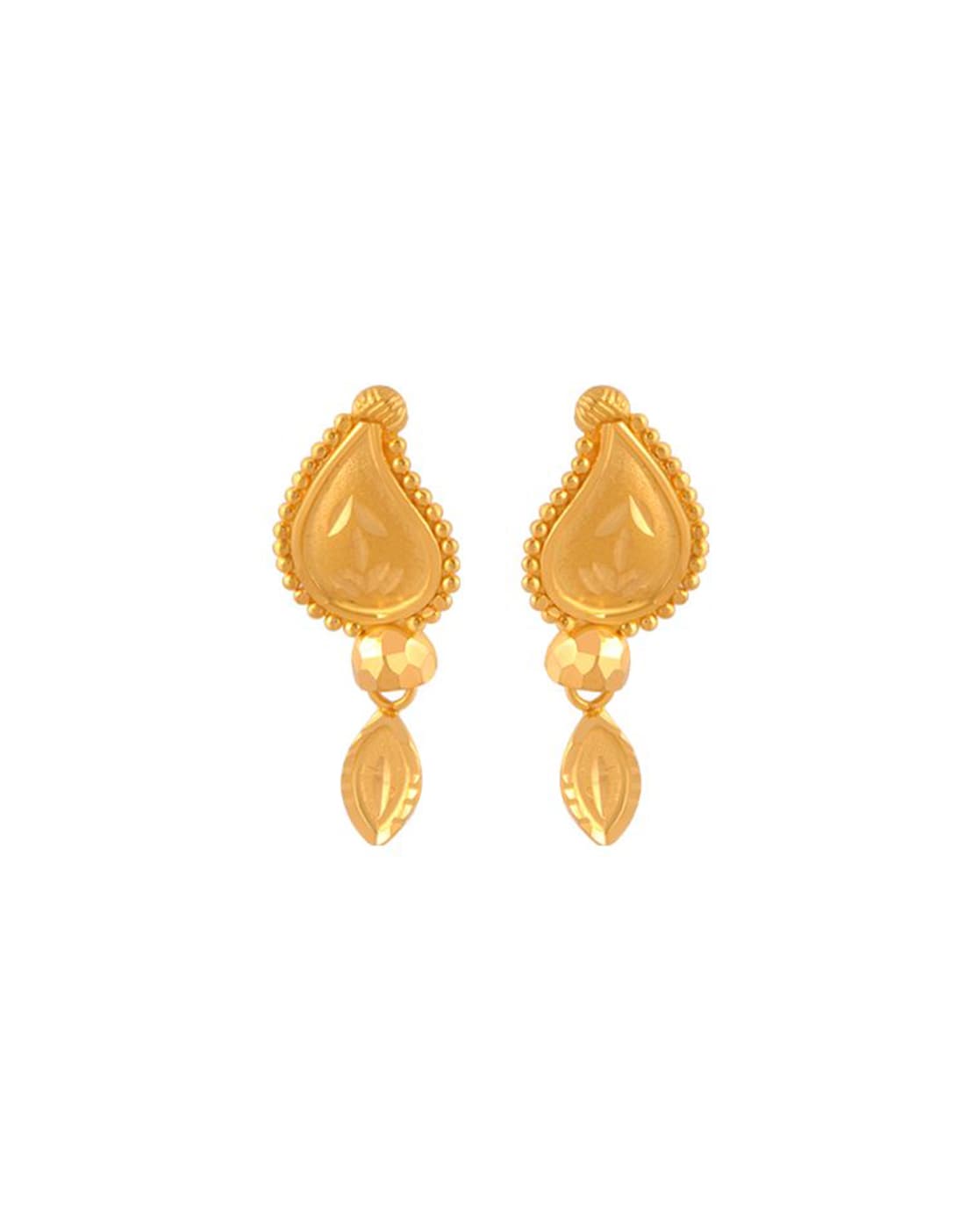 Gold earrings designs pc on sale chandra