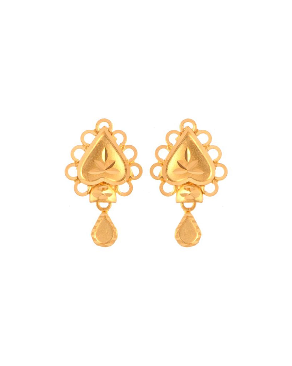 Buy Gold Earrings for Women by P.C. Chandra Jewellers Online | Ajio.com