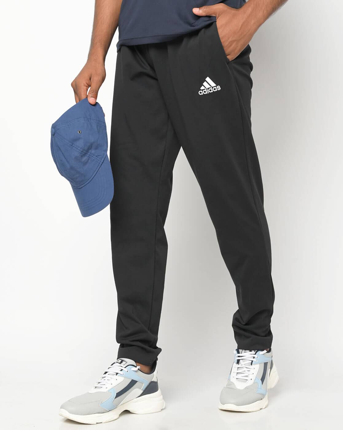 Buy Black Track Pants for Men by ADIDAS 