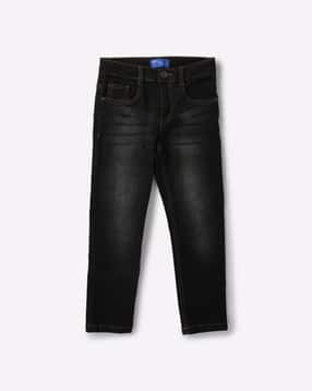 Boys Washed Straight Fit Jeans