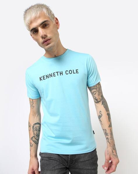 Blue Tshirts for Men by KENNETH COLE 